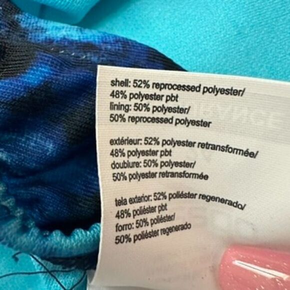 Speedo Strappy Fixed Backs Women's Size 24/XXS Washed Tie Dye Chlorine Resistant - Picture 5 of 9